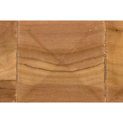 Waldo Coffee Table by Noir in clear coat flat teak. Made from teak and glass in a modern style.