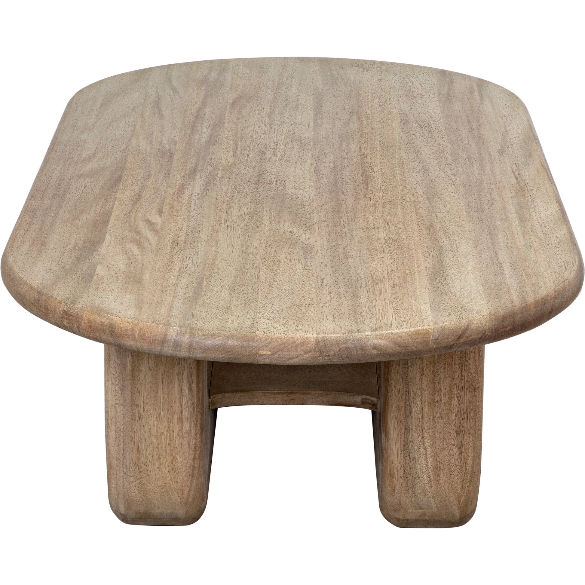 Disorder Coffee Table by Noir in washed walnut. Made from walnut in a modern style.