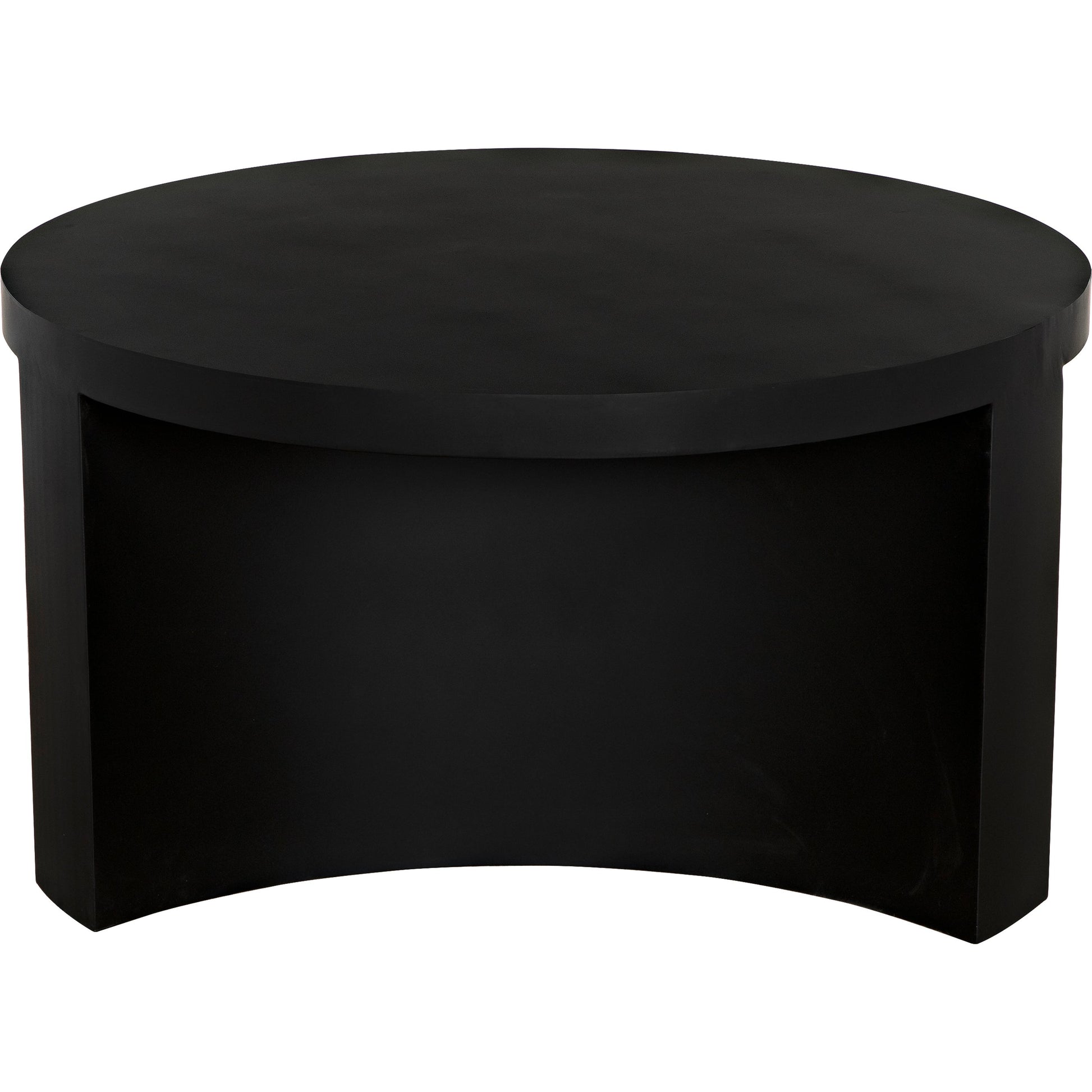 Steward Coffee Table A by Noir in matte black. Made from industrial steel in a modern style.