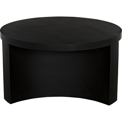 Steward Coffee Table A by Noir in matte black. Made from industrial steel in a modern style.