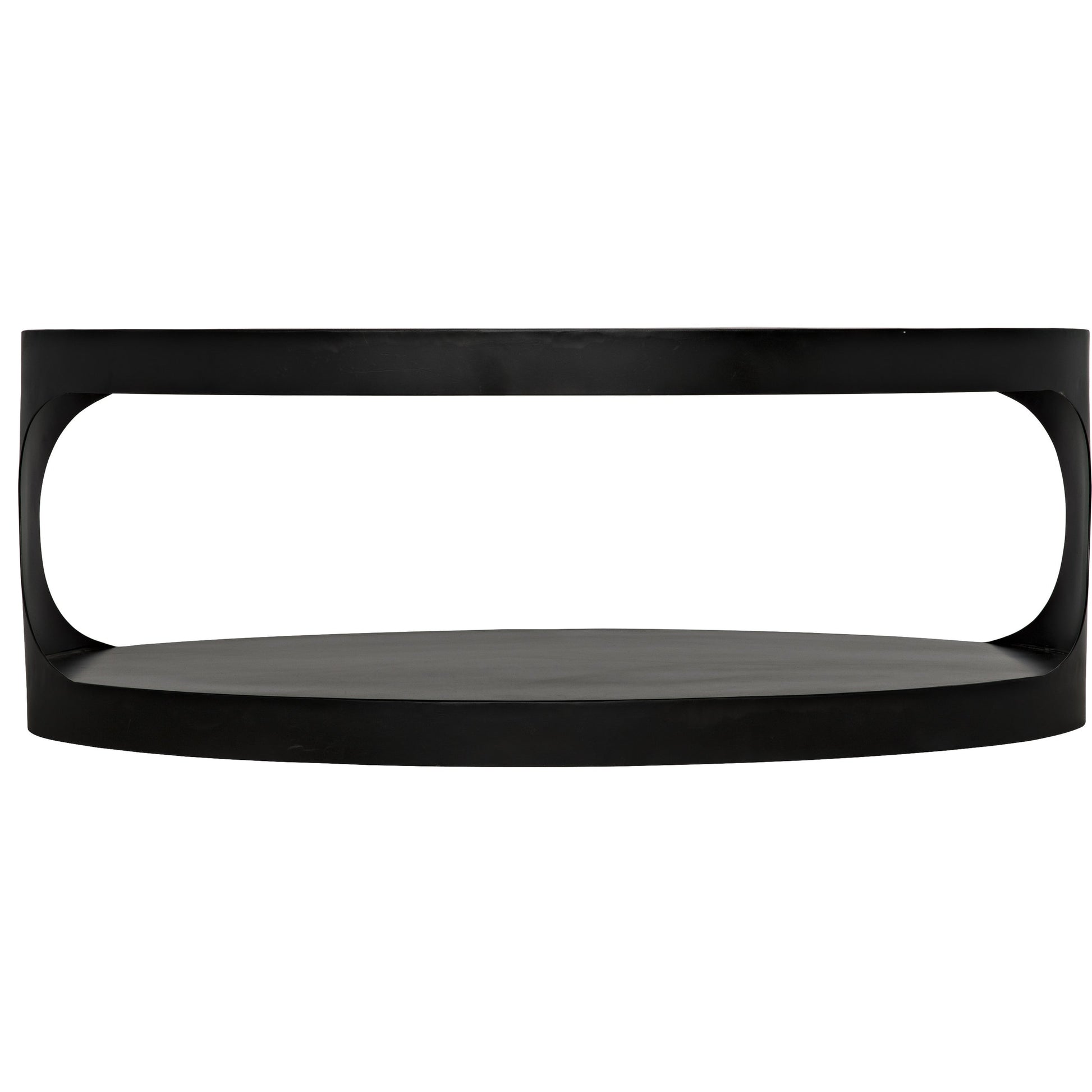 Eclipse Oval Coffee Table by Noir in metal. Made from metal in a modern style.