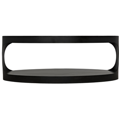 Eclipse Oval Coffee Table by Noir in metal. Made from metal in a modern style.