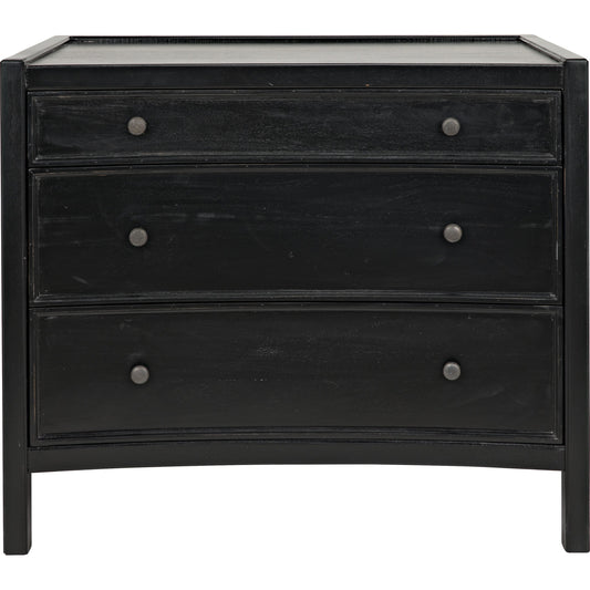 Hampton Side Table by Noir. Made from mahogany in a traditional style.