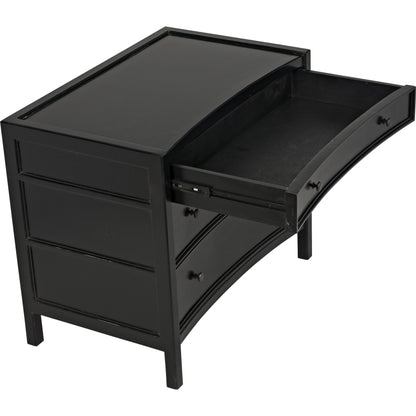 Hampton Side Table by Noir. Made from mahogany in a traditional style.