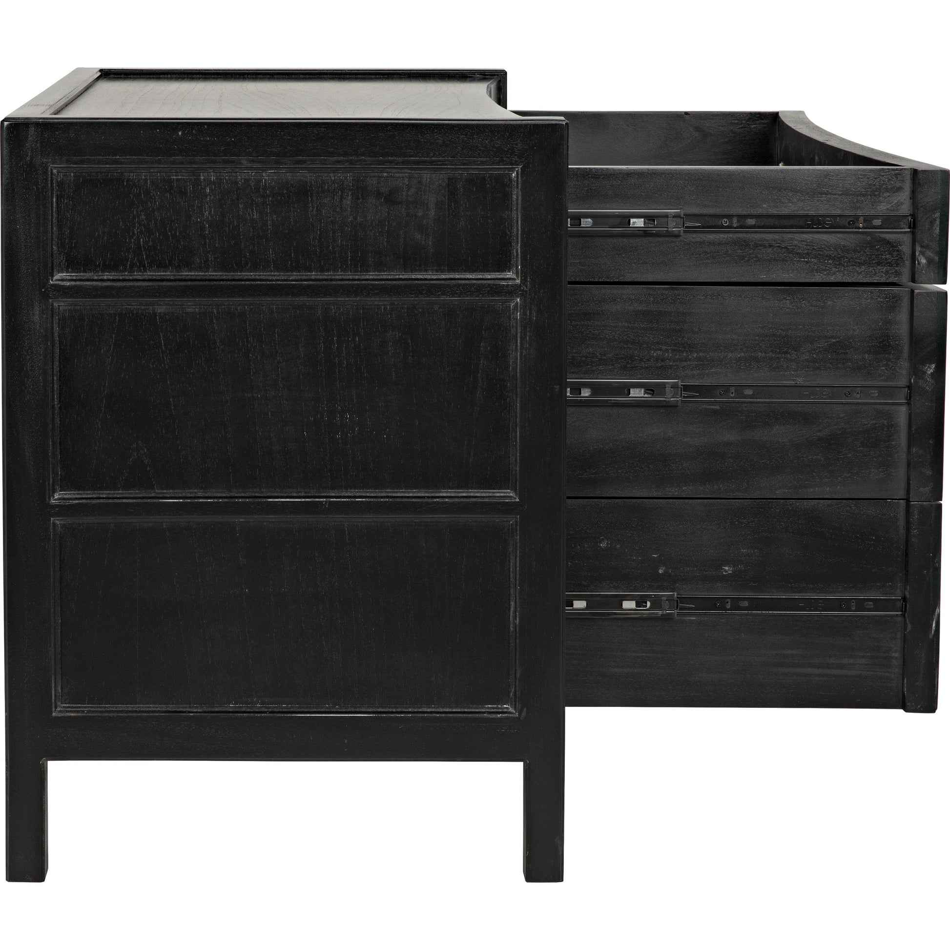 Hampton Side Table by Noir. Made from mahogany in a traditional style.