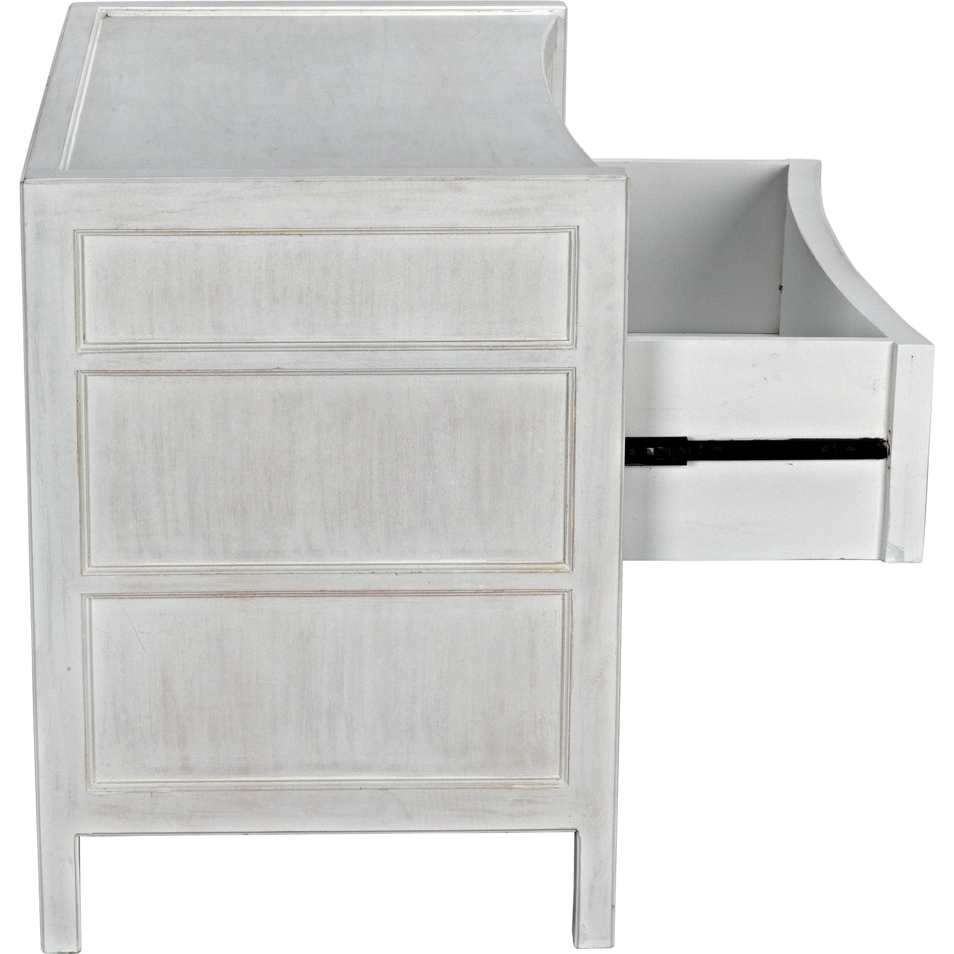Hampton Side Table by Noir. Made from mahogany in a traditional style.