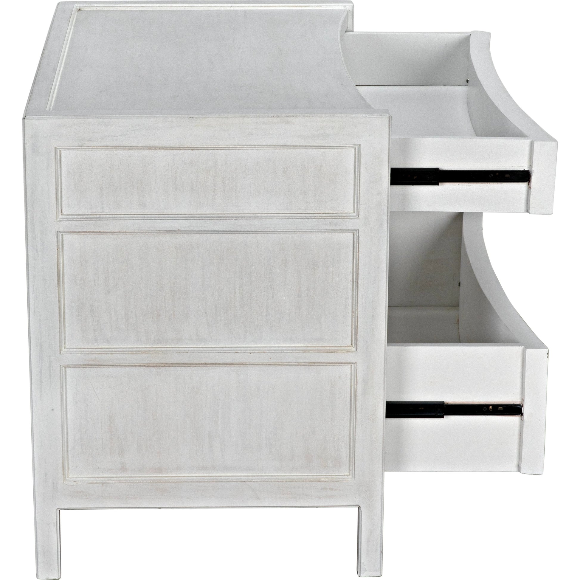 Hampton Side Table by Noir. Made from mahogany in a traditional style.