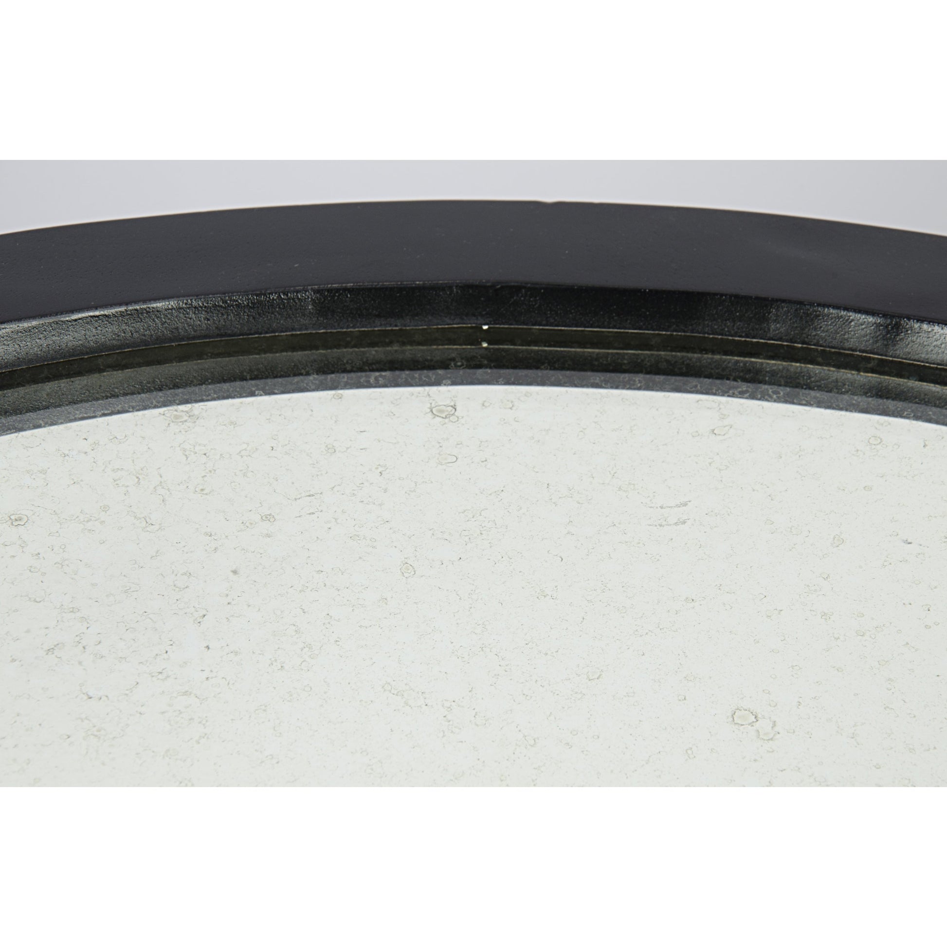 Imperial Side Table by Noir in white wash. Made from mahogany in a transitional style.