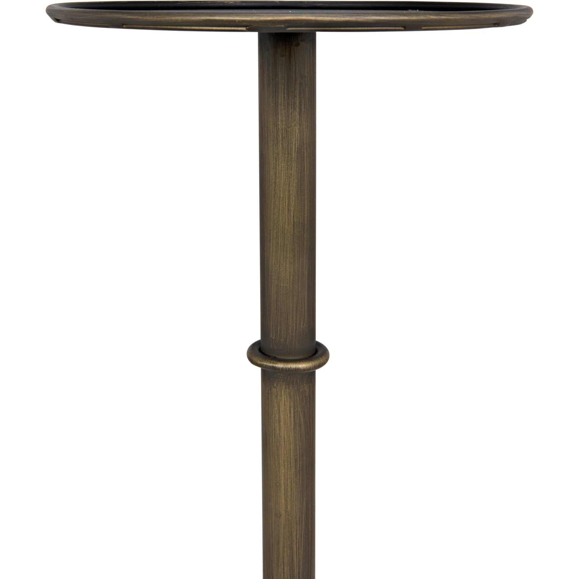 Tini Side Table by Noir. Made from metal in a transitional style.