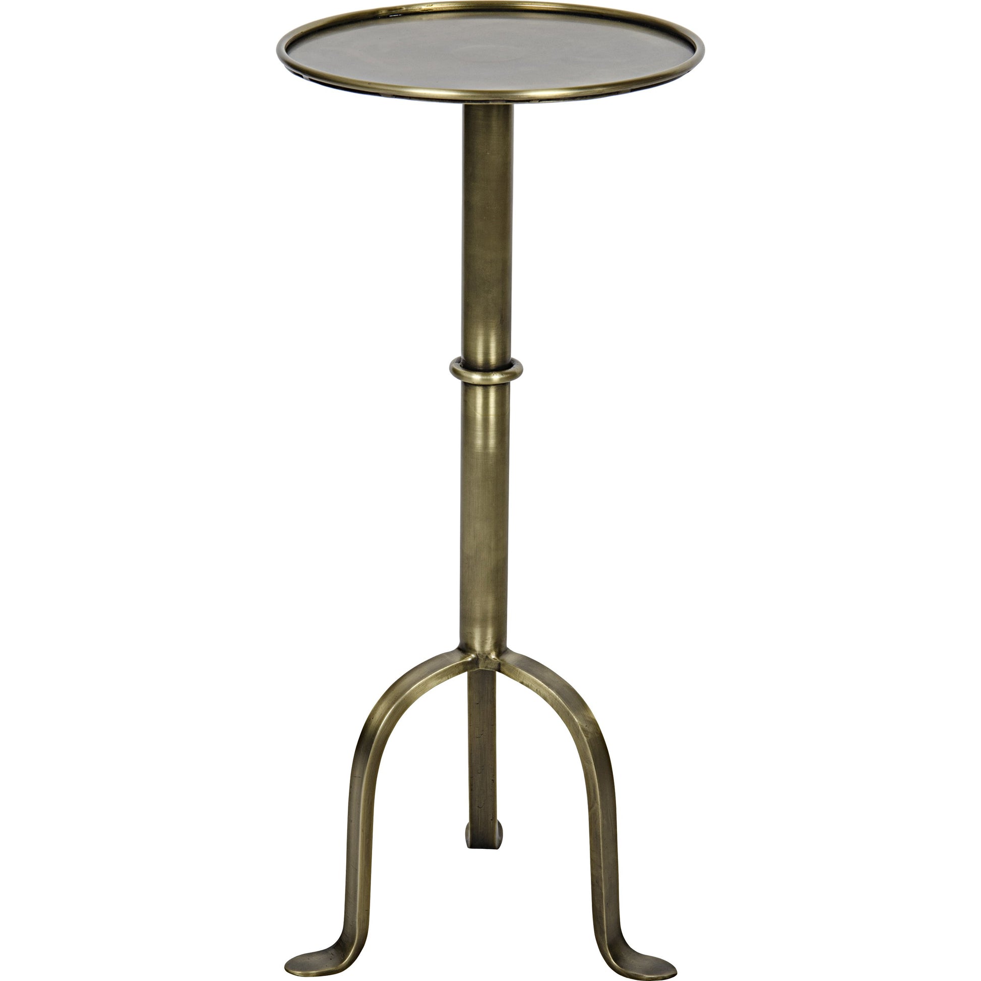 Tini Side Table by Noir. Made from metal in a transitional style.