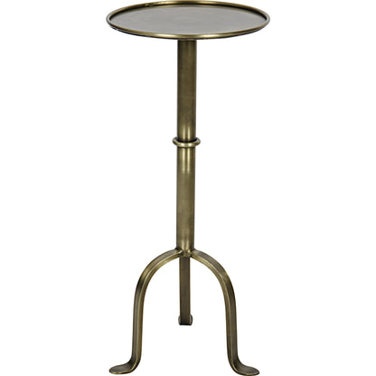 Tini Side Table by Noir. Made from metal in a transitional style.
