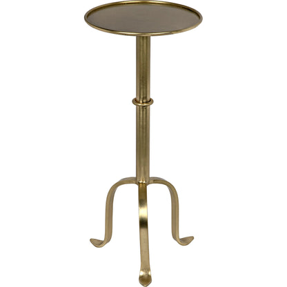 Tini Side Table by Noir. Made from metal in a transitional style.