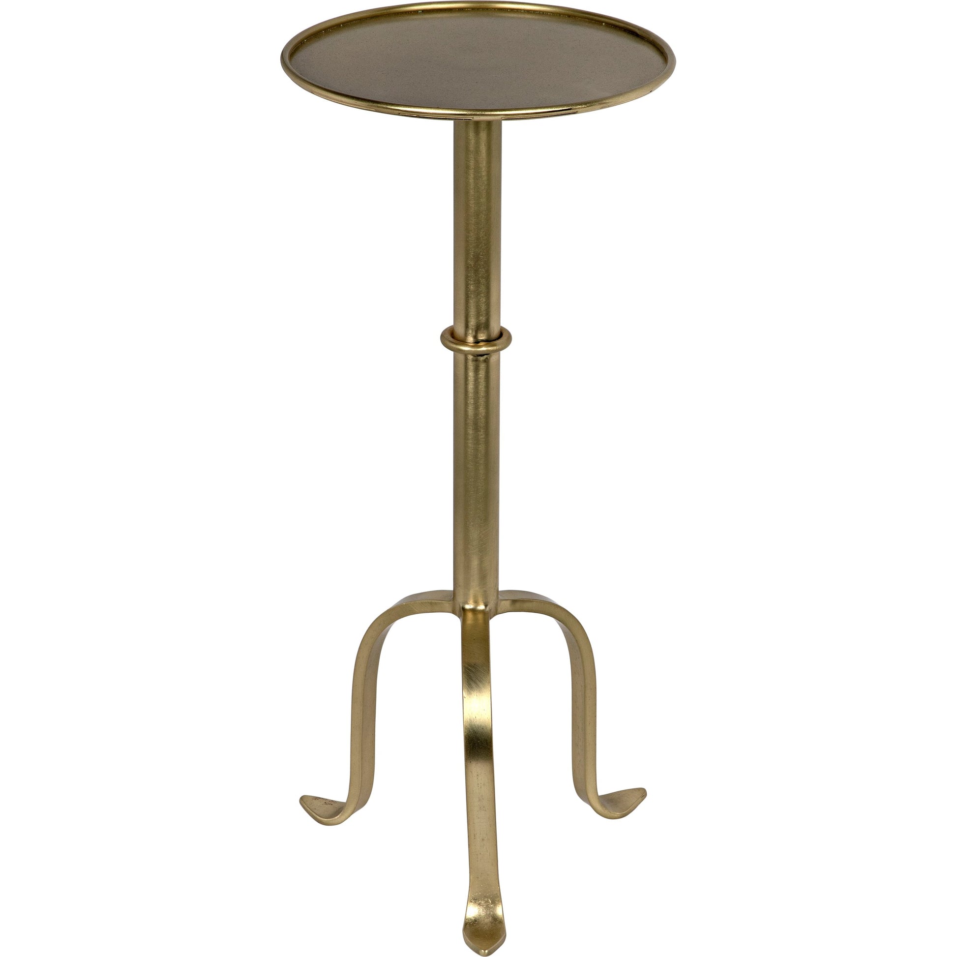Tini Side Table by Noir. Made from metal in a transitional style.