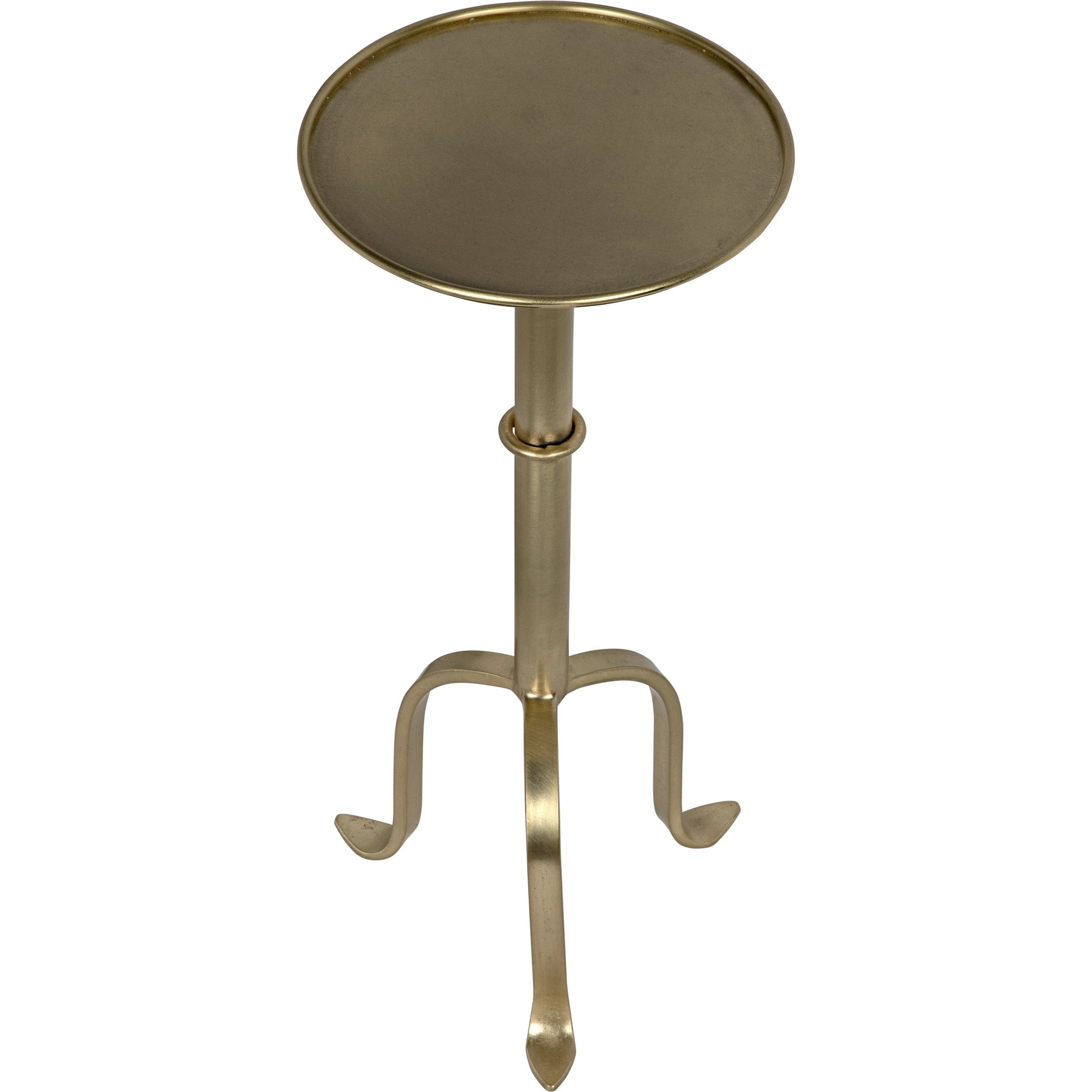 Tini Side Table by Noir. Made from metal in a transitional style.