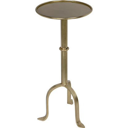 Tini Side Table by Noir. Made from metal in a transitional style.