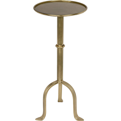 Tini Side Table by Noir. Made from metal in a transitional style.