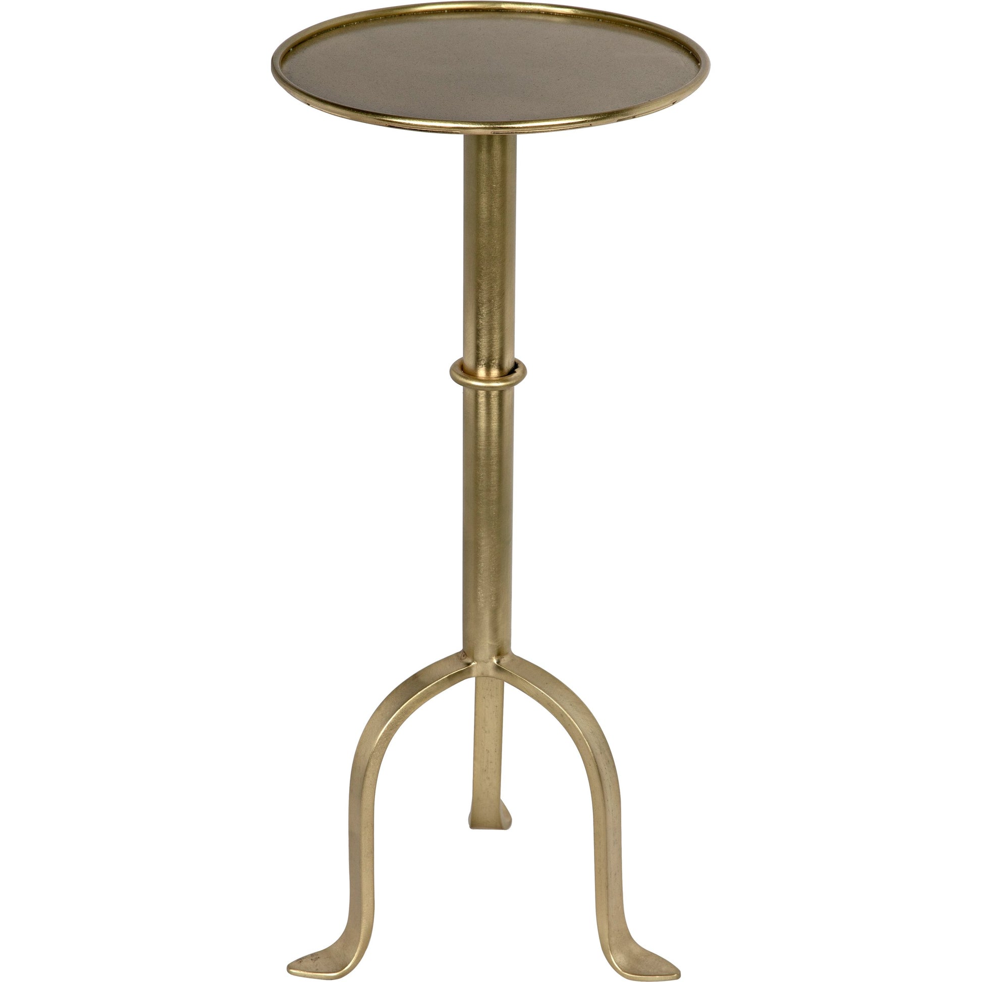 Tini Side Table by Noir. Made from metal in a transitional style.