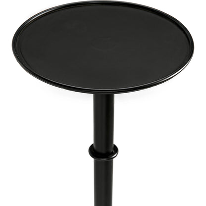 Tini Side Table by Noir. Made from metal in a transitional style.