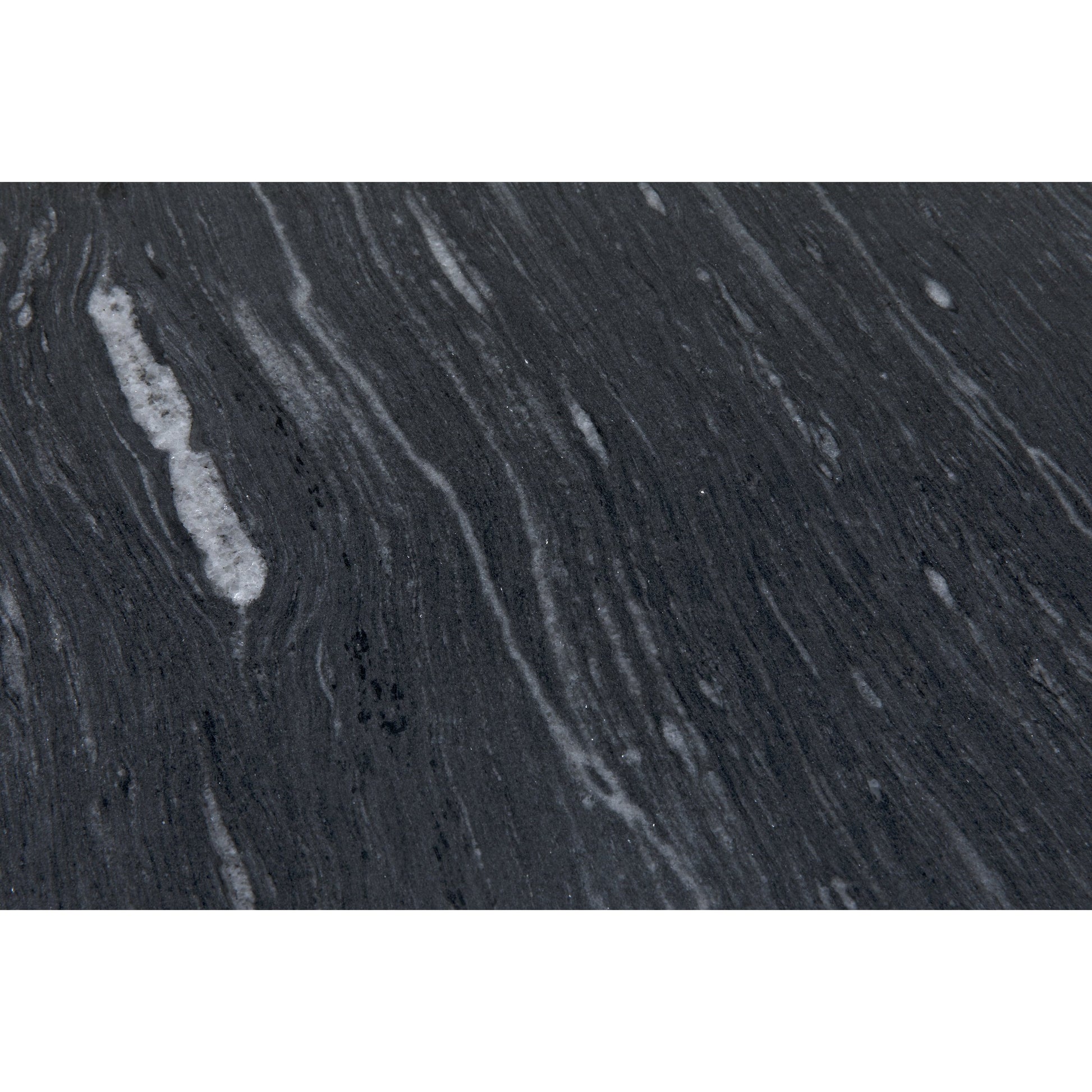 Parker Side Table by Noir in metal, black marble. Made from metal, marble in a transitional style.