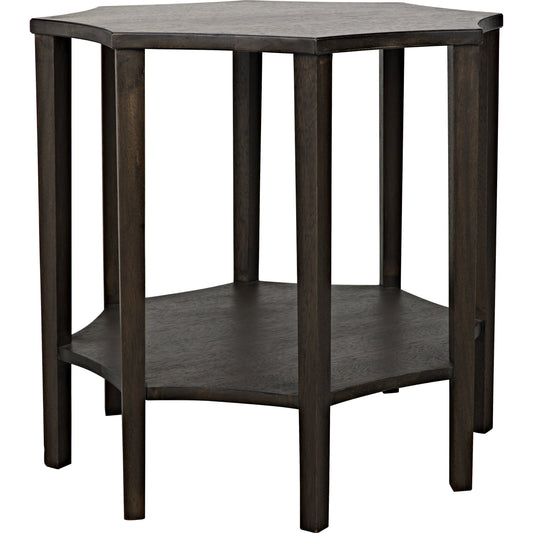 Ariana Side Table by Noir. Made from walnut in a transitional style.