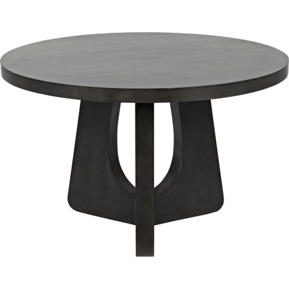 Nobuko Dining Table by Noir in pale. Made from mahogany in a modern style.