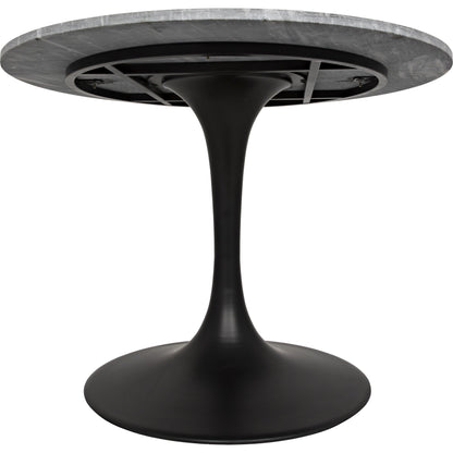 Laredo Bistro Table by Noir in metal, marble. Made from metal, marble in a modern style.
