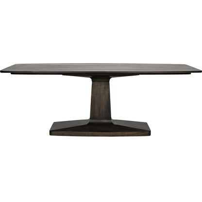 Travis Table by Noir. Made from walnut in a modern style.