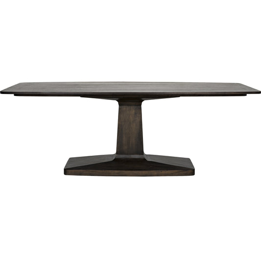 Travis Table by Noir. Made from walnut in a modern style.