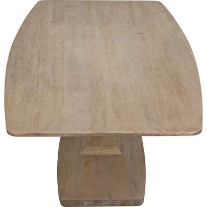 Travis Table by Noir. Made from walnut in a modern style.