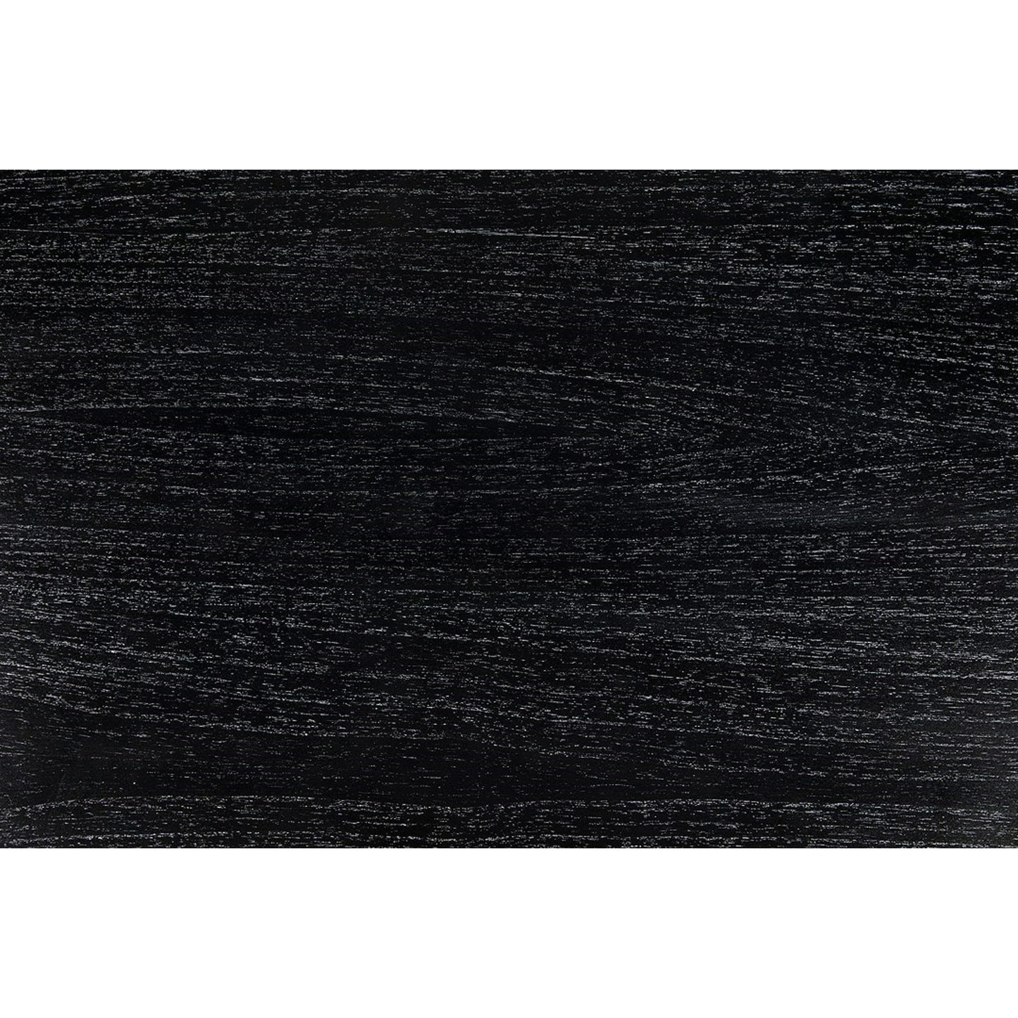 006 SR-833986 | Closeup | Brosche Dining Table by Noir in hand rubbed black. Made from mahogany in a modern style.