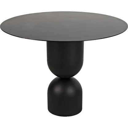 Wanda Dining Table by Noir in black metal. Made from metal in a modern style.