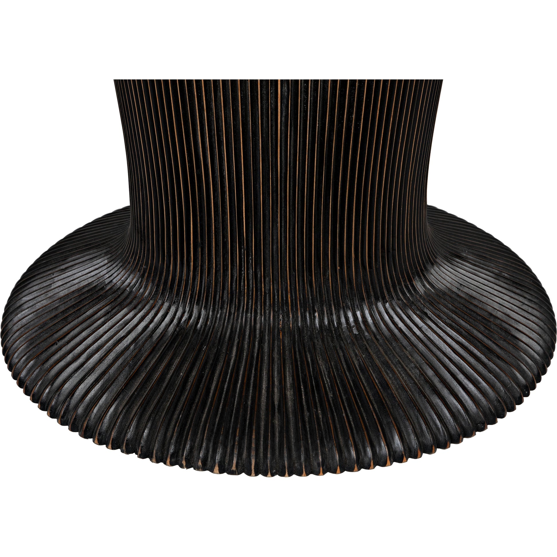 Portobello Dining Table by Noir in hand rubbed black. Made from mahogany in a eclectic & global style.