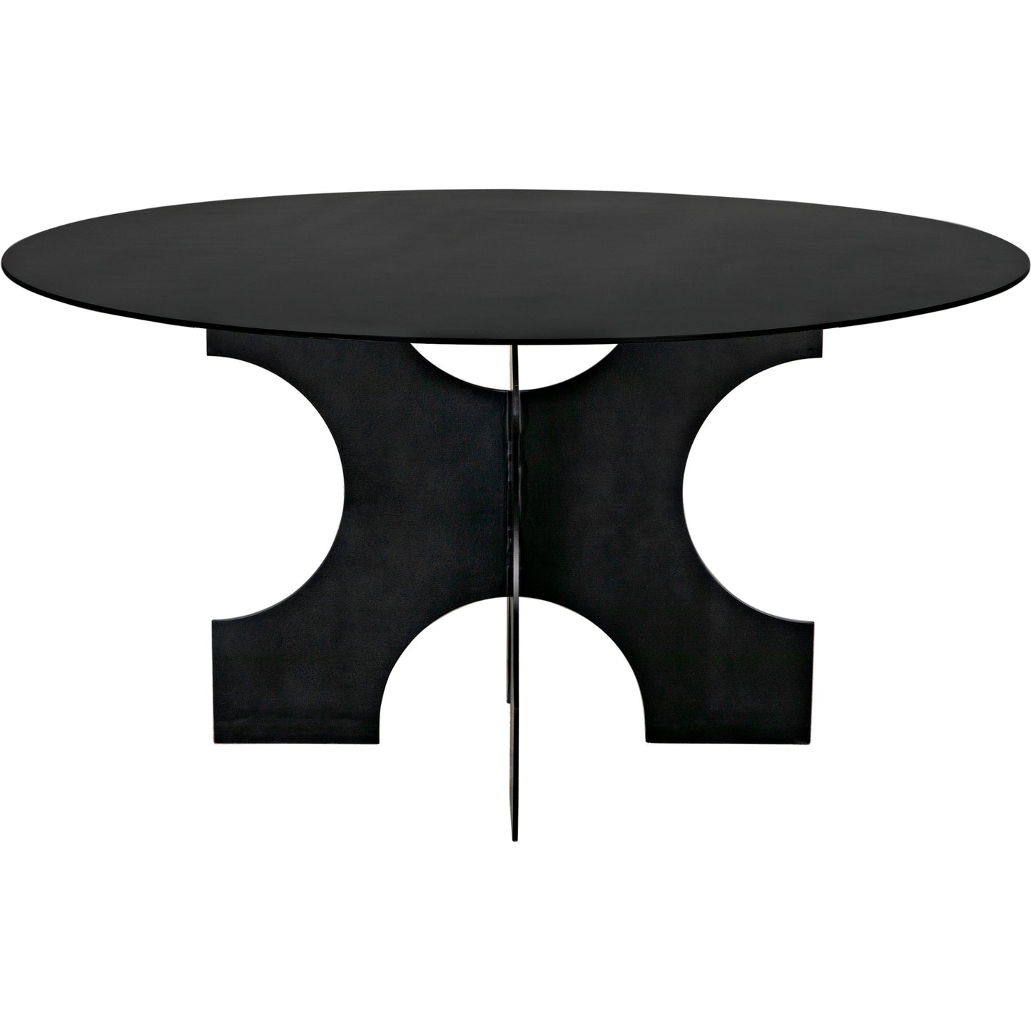 001 SI-1956868 | Additional Silo | Element Dining Table by Noir in matte black. Made from industrial steel in a modern style.