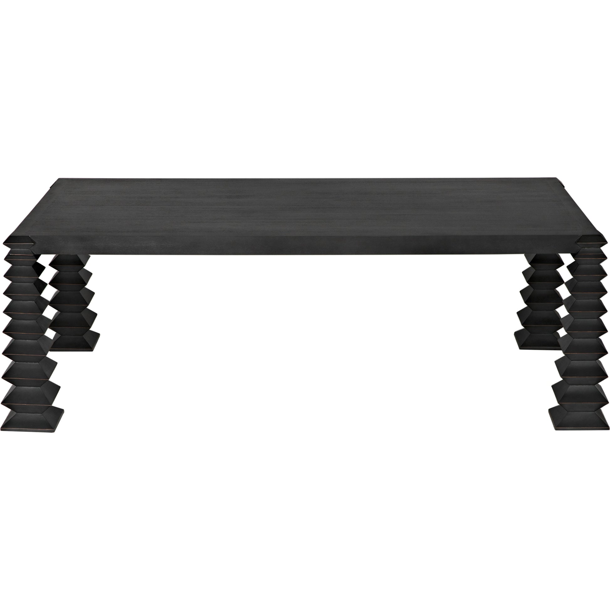 Brancusi Table by Noir in pale. Made from mahogany and veneer in a modern style.