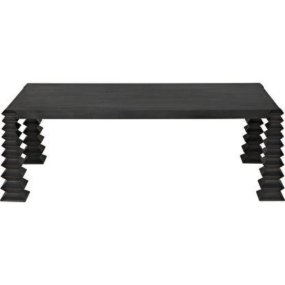 Brancusi Table by Noir in pale. Made from mahogany and veneer in a modern style.