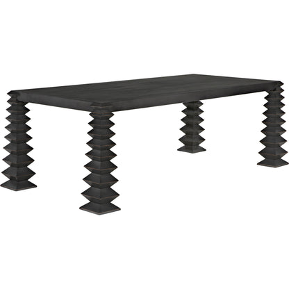 Brancusi Table by Noir in pale. Made from mahogany and veneer in a modern style.