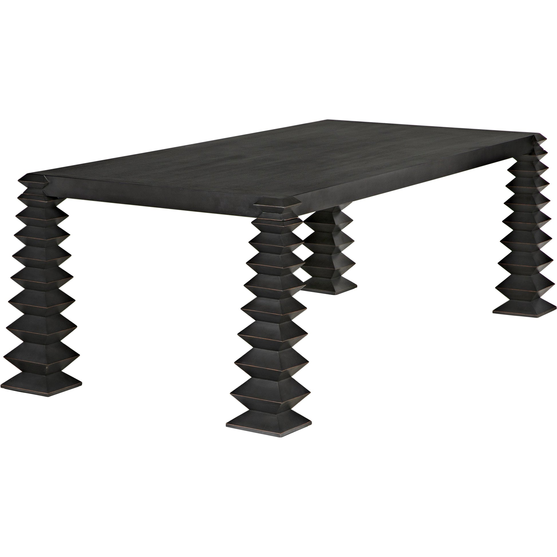 Brancusi Table by Noir in pale. Made from mahogany and veneer in a modern style.