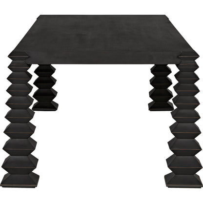 Brancusi Table by Noir in pale. Made from mahogany and veneer in a modern style.