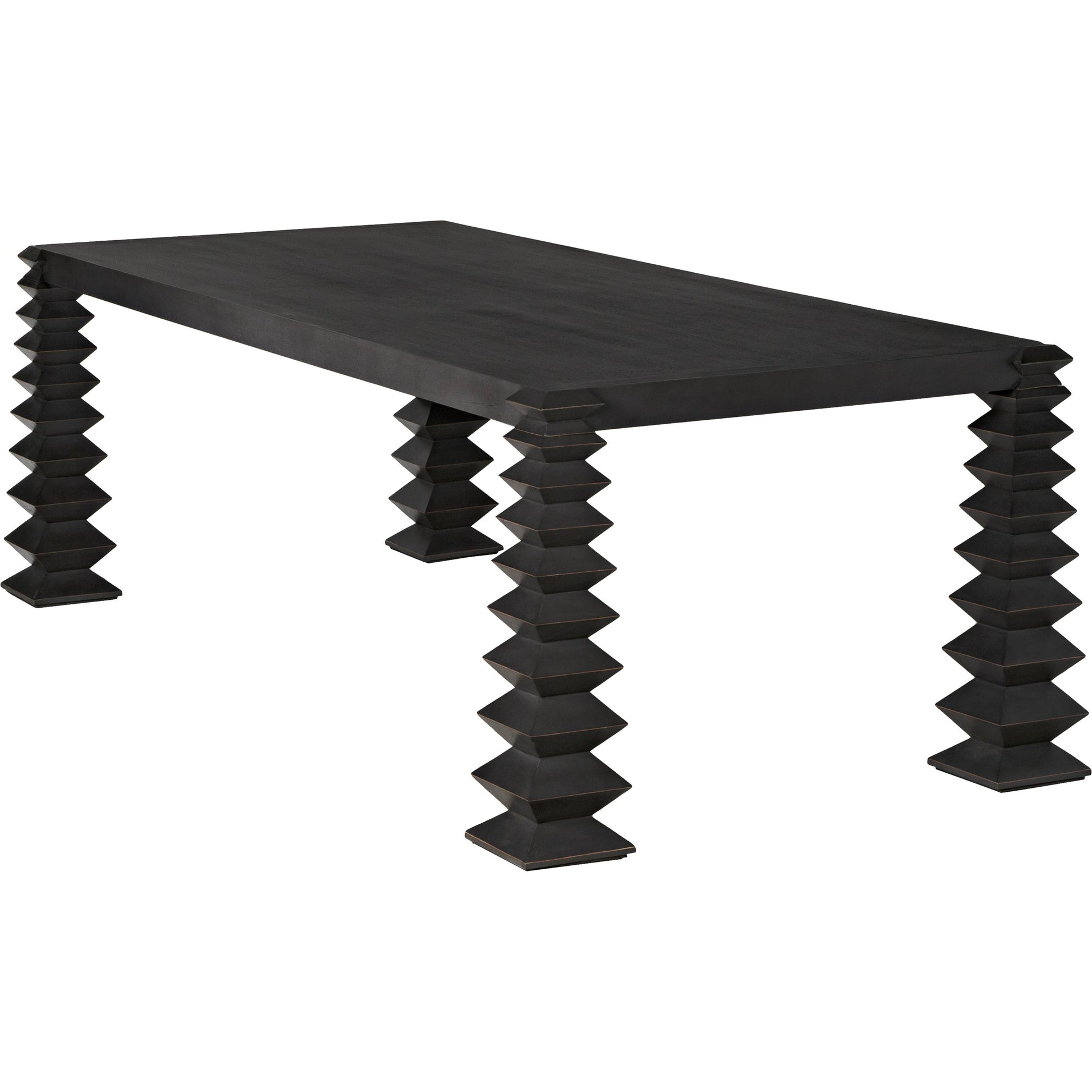 Brancusi Table by Noir in pale. Made from mahogany and veneer in a modern style.