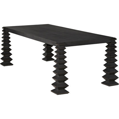 Brancusi Table by Noir in pale. Made from mahogany and veneer in a modern style.