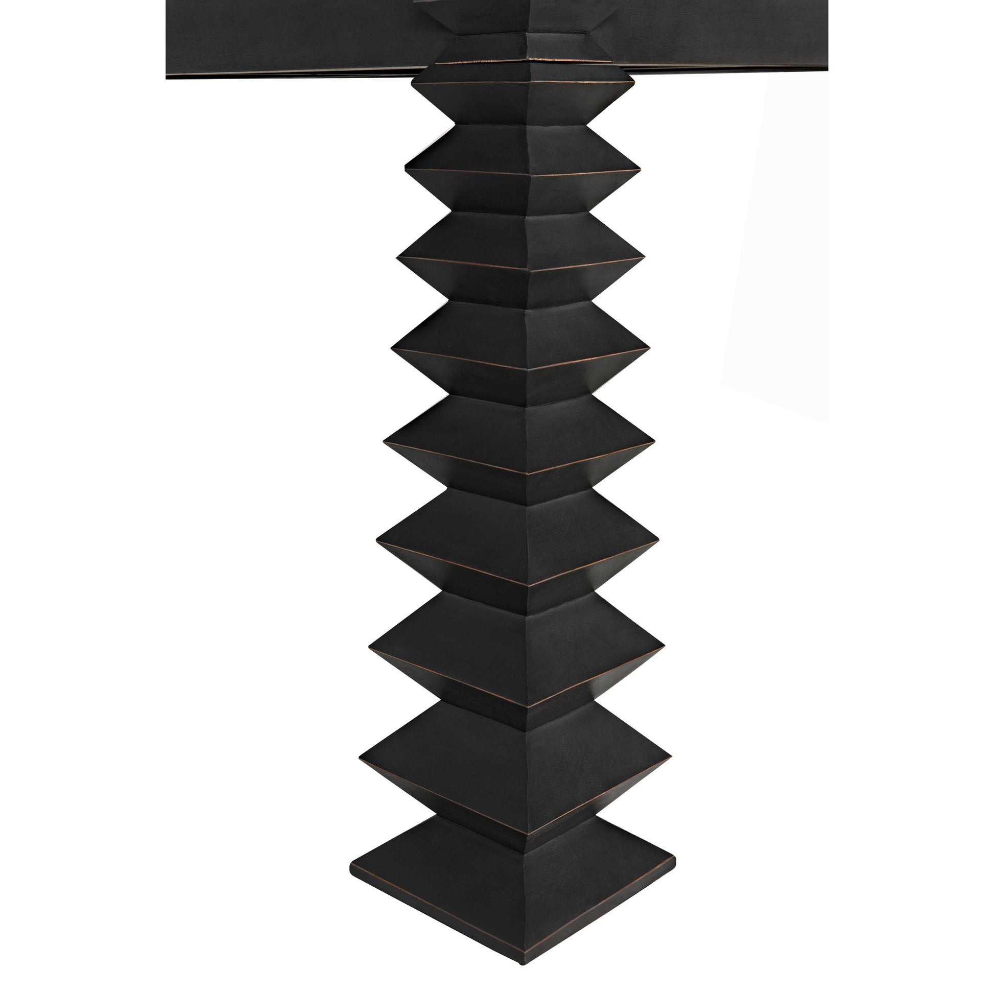 Brancusi Table by Noir in pale. Made from mahogany and veneer in a modern style.