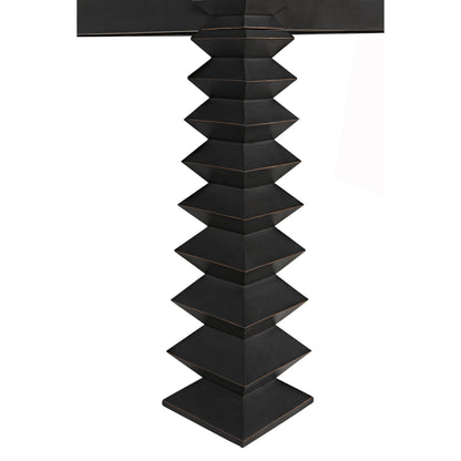 Brancusi Table by Noir in pale. Made from mahogany and veneer in a modern style.