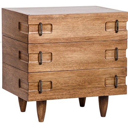 David Side Table by Noir. Made from walnut in a modern style.