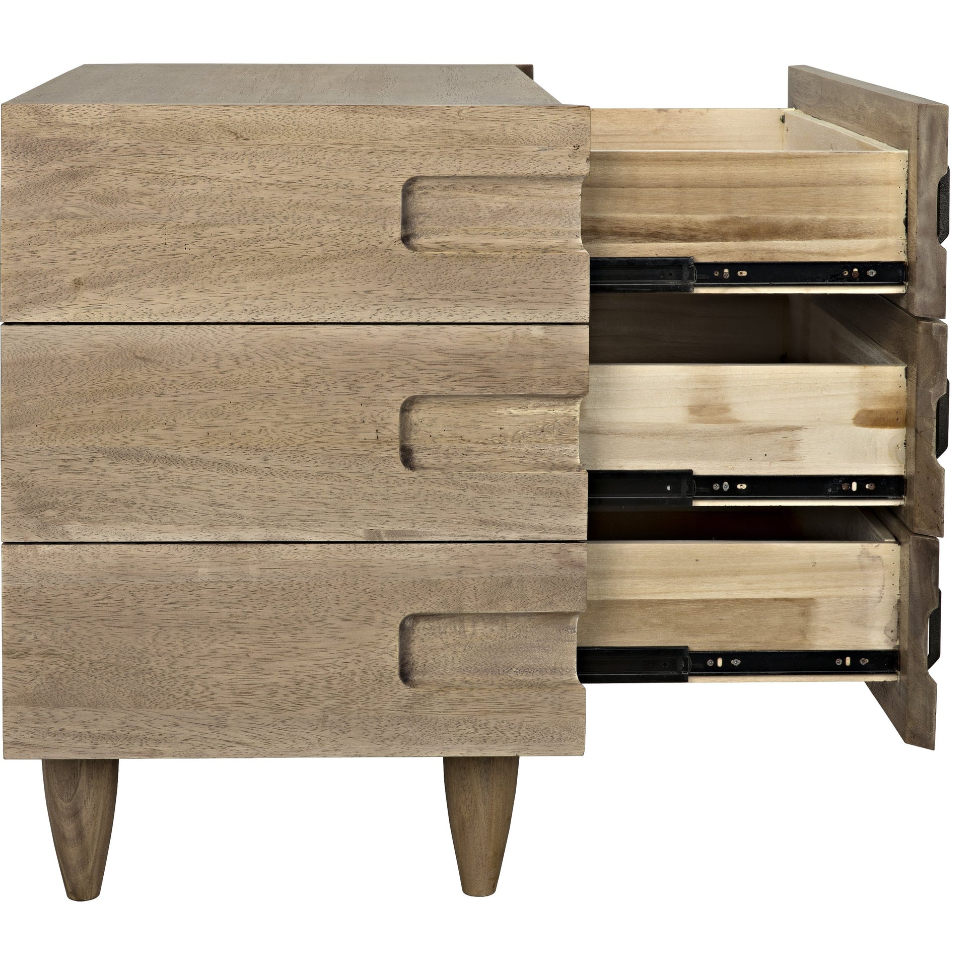 David Side Table by Noir. Made from walnut in a modern style.