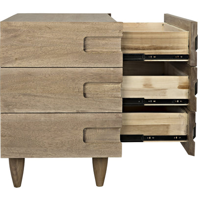 David Side Table by Noir. Made from walnut in a modern style.