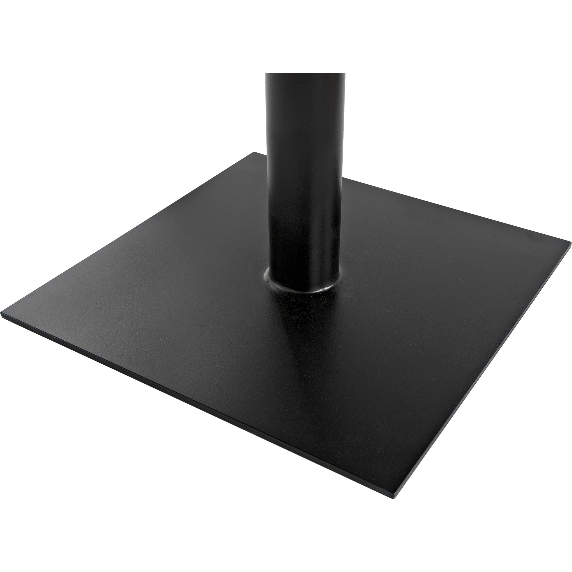Mies Side Table by Noir in cast iron. Made from cast iron in a modern style.