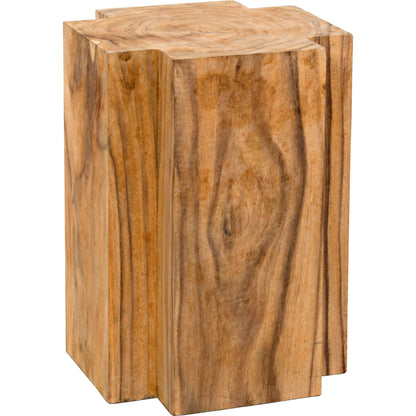 Haru Side Table by Noir in teak. Made from teak in a modern style.
