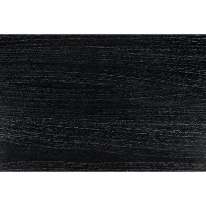 Gavin Side Table by Noir in hand rubbed black. Made from mahogany in a modern style.