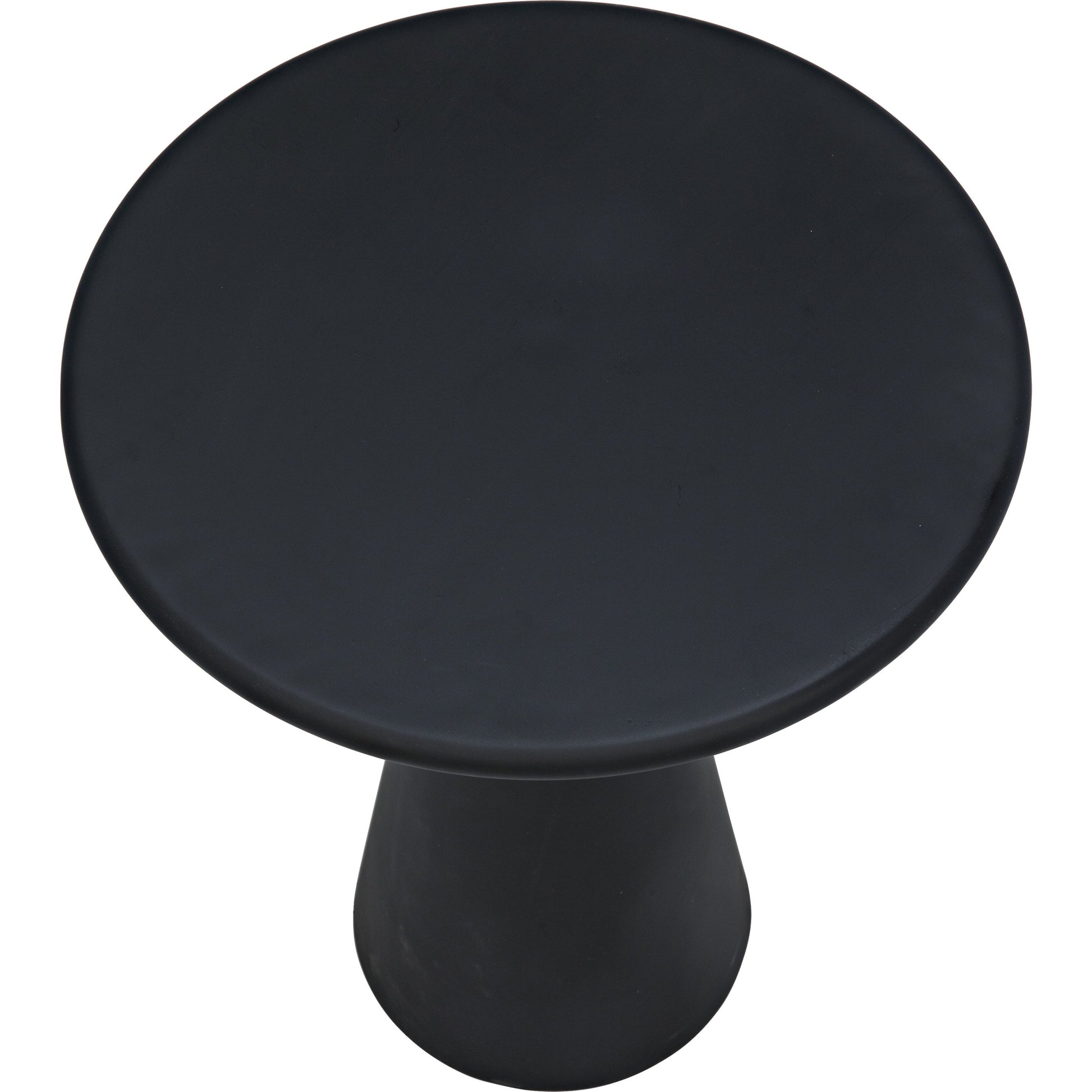 Idiom Side Table by Noir in matte black. Made from metal in a modern style.
