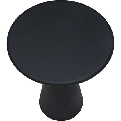 Idiom Side Table by Noir in matte black. Made from metal in a modern style.